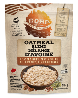 Roasted Nuts, Flax & Seeds  - GORP Oatmeal Blend