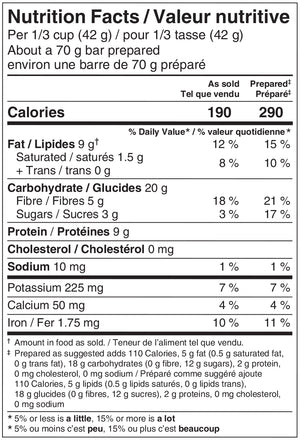 Peanut Butter & Apple - Energy Bar Ready Mix