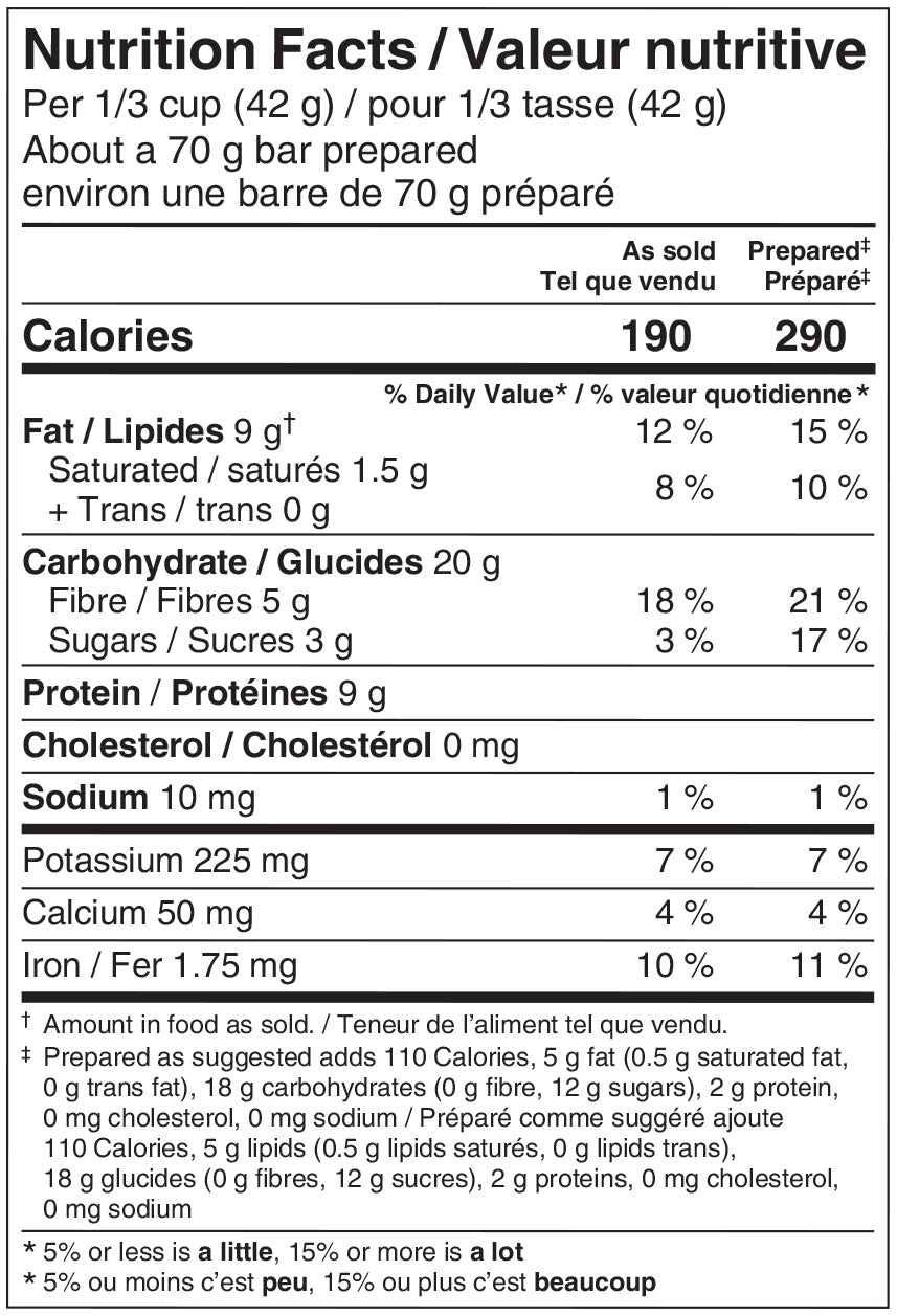 Peanut Butter & Apple - Energy Bar Ready Mix