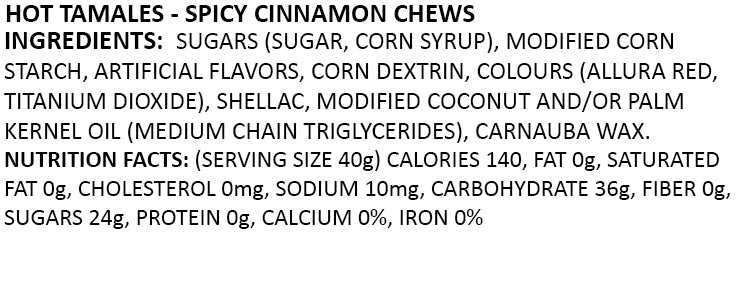 Half Bad Hot Tamales - Spicy Cinnamon Chews