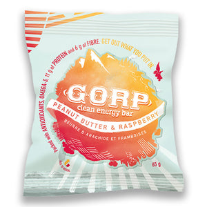 Peanut Butter & Raspberry GORP Bar