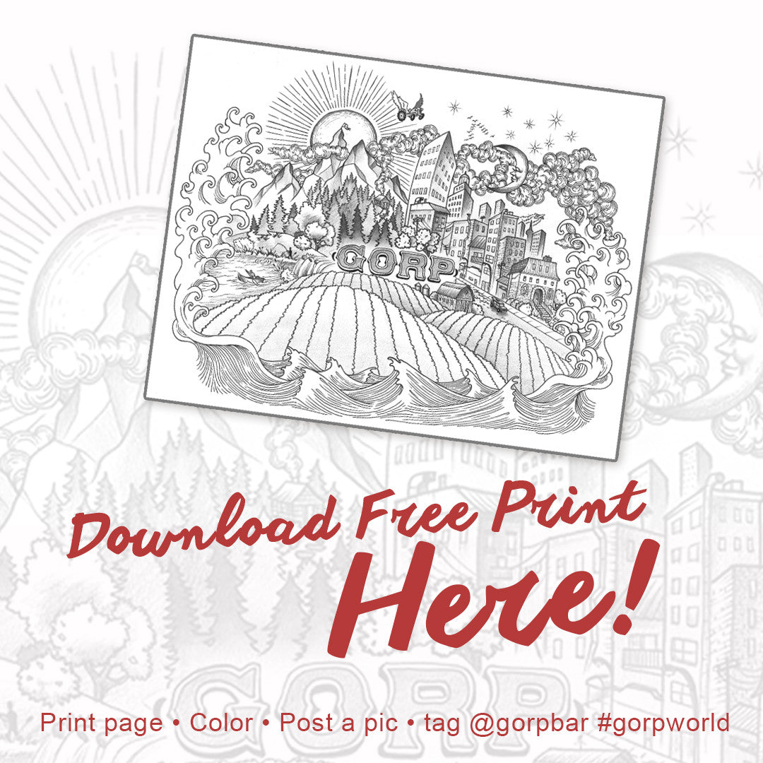 Colour Our GORP World + Win!