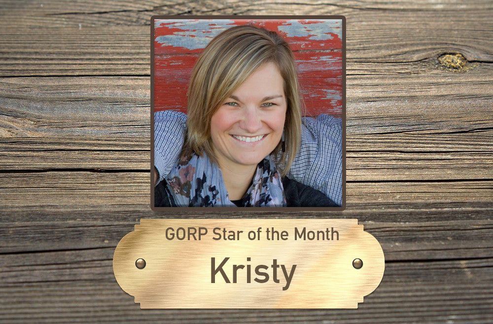 GORP Star of the Month - Kristy!