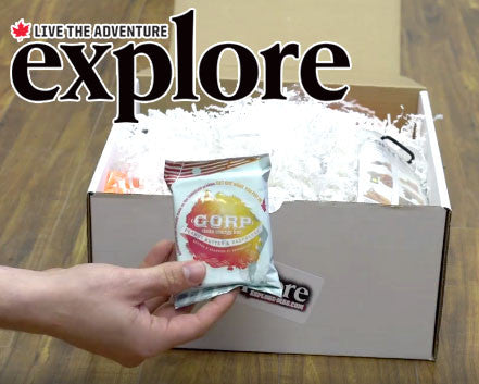 GORP Bars are in Explore Magazine's Live the Adventure Gear Boxes!