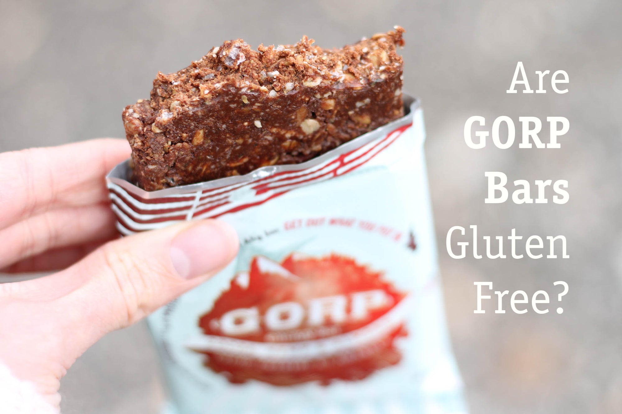 Are GORP Clean Energy Bars Gluten Free?