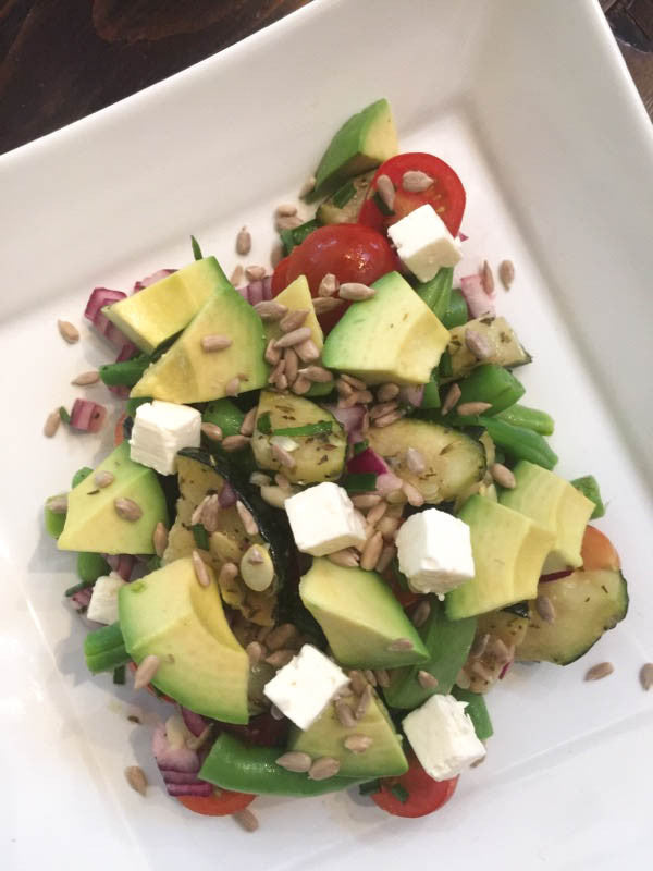 The Zucchini Project - Recipe 2 & 3 - Grilled Zucchini and Zalad