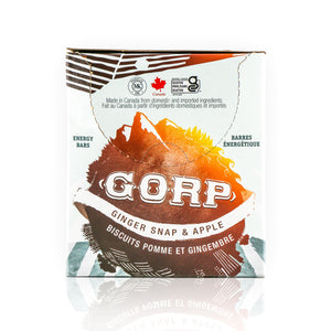 Ginger Snap & Apple - GORP Clean Energy Bars - Box of 12
