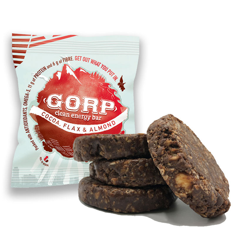 Cocoa, Flax and Almond GORP Bar