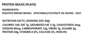 sea salt roasted bean protein chip ingredients and nutrition facts